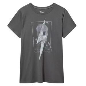 DAVID BOWIE Classic Fit Cotton Crew Tee Size 2 New with Tag MSRP $60